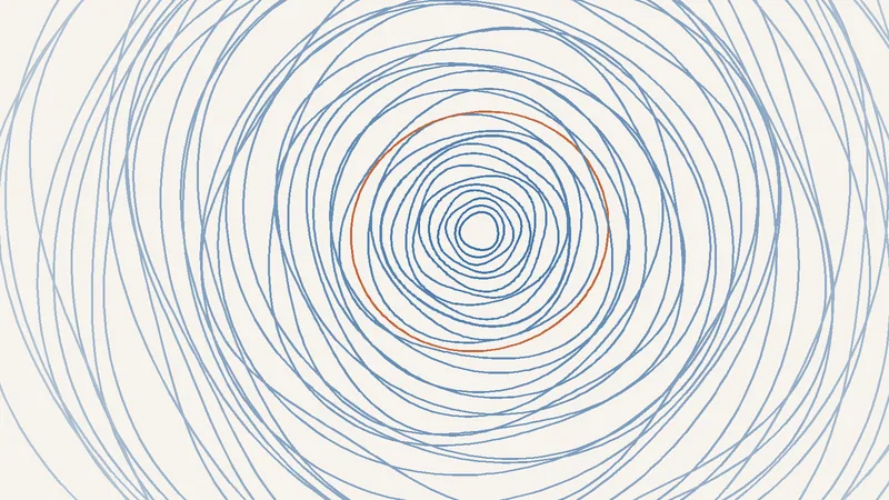 Abstract illustration for “Recursive self-improvement, part 1: the idea, the Gödel machine, and the wall it hit”