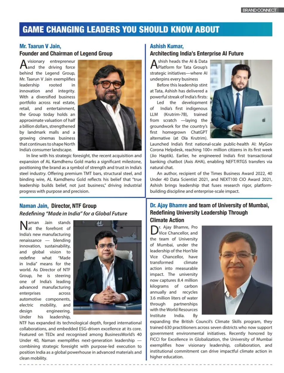 Ashish Kumar — Architecting India’s Enterprise AI Future. Profile clipping from Forbes India.